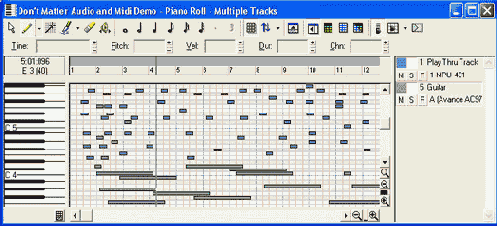 MIDI- Piano Roll